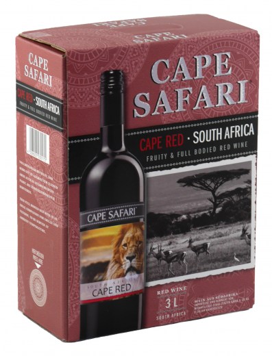 ZA 15140 - Cape Safari 3L BiB red - bottle